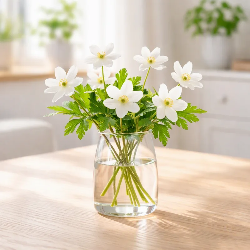 Anémone des bois - blanc - image 2