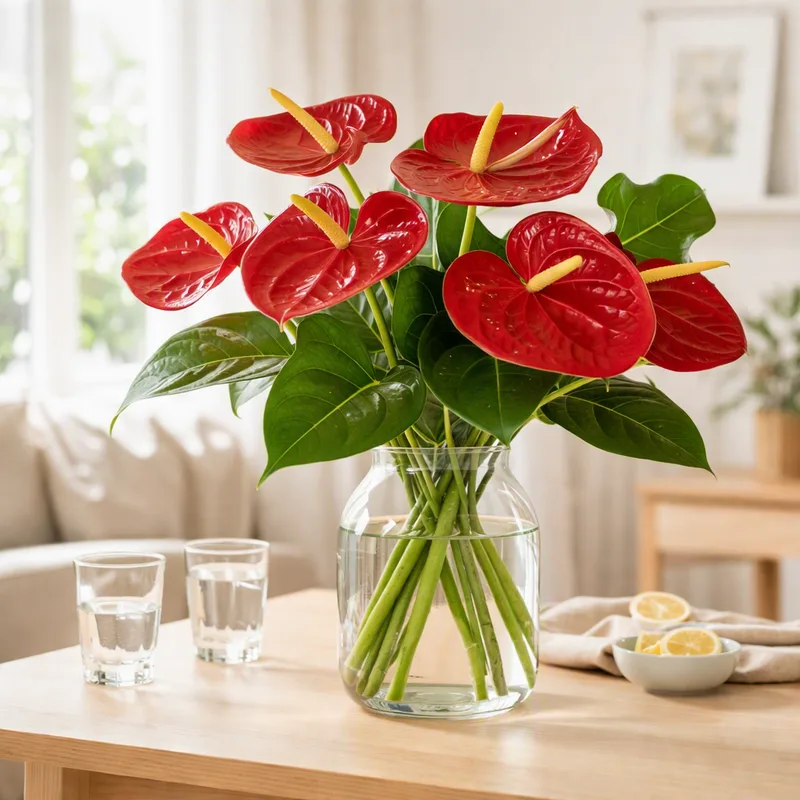 Anthurium (fleur flamant) - classique - image 2