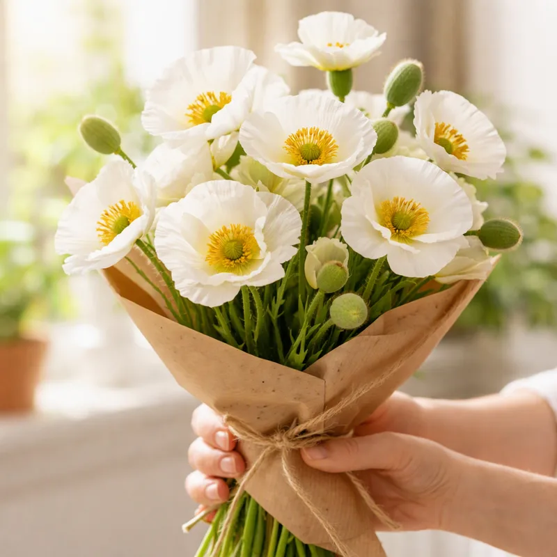 Coquelicot - blanc - image 3