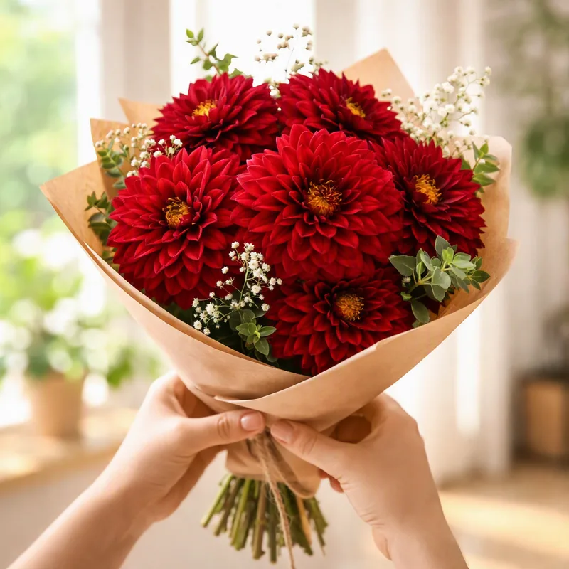 Dahlia - rouge - image 3