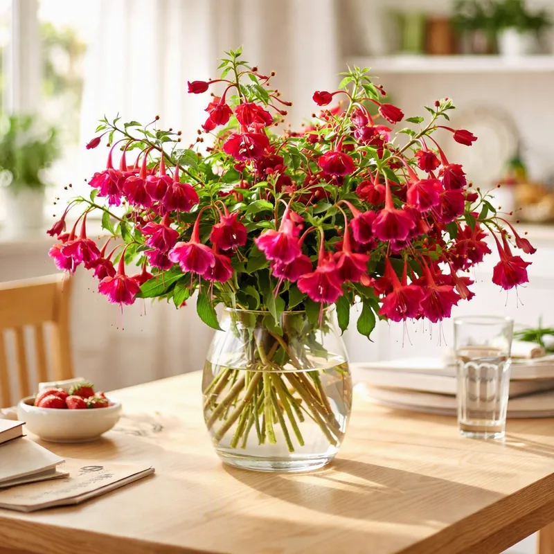 Fuchsia - rouge - image 2