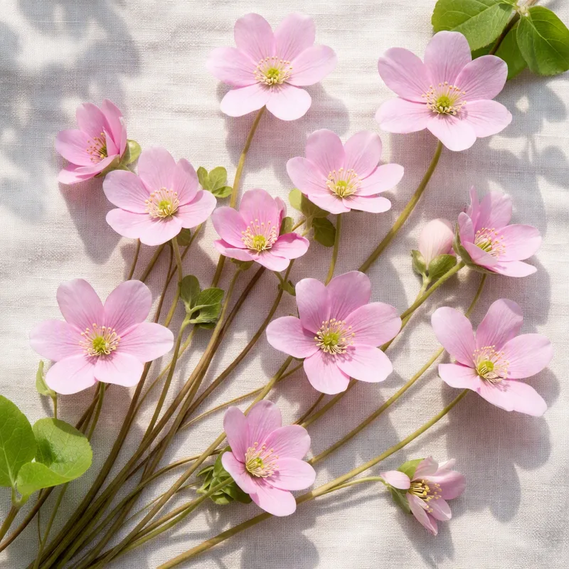 Hépatique - rose - image 4