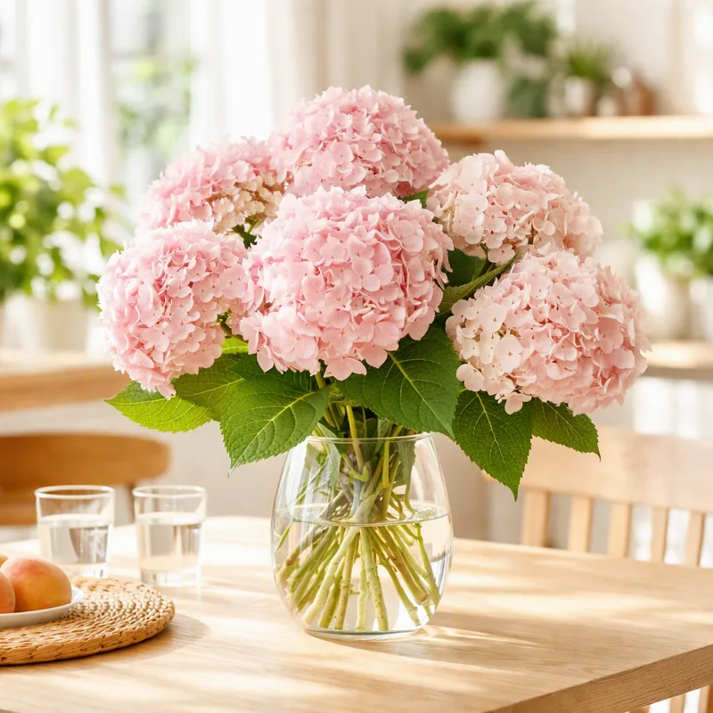 Hortensia - rose - image 2