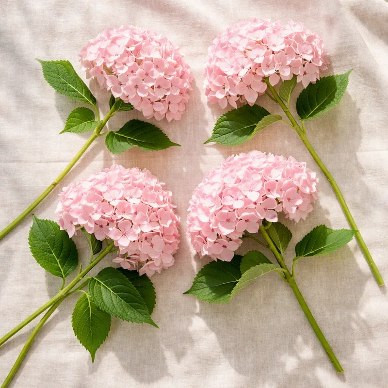 Hortensia - rose - image 4