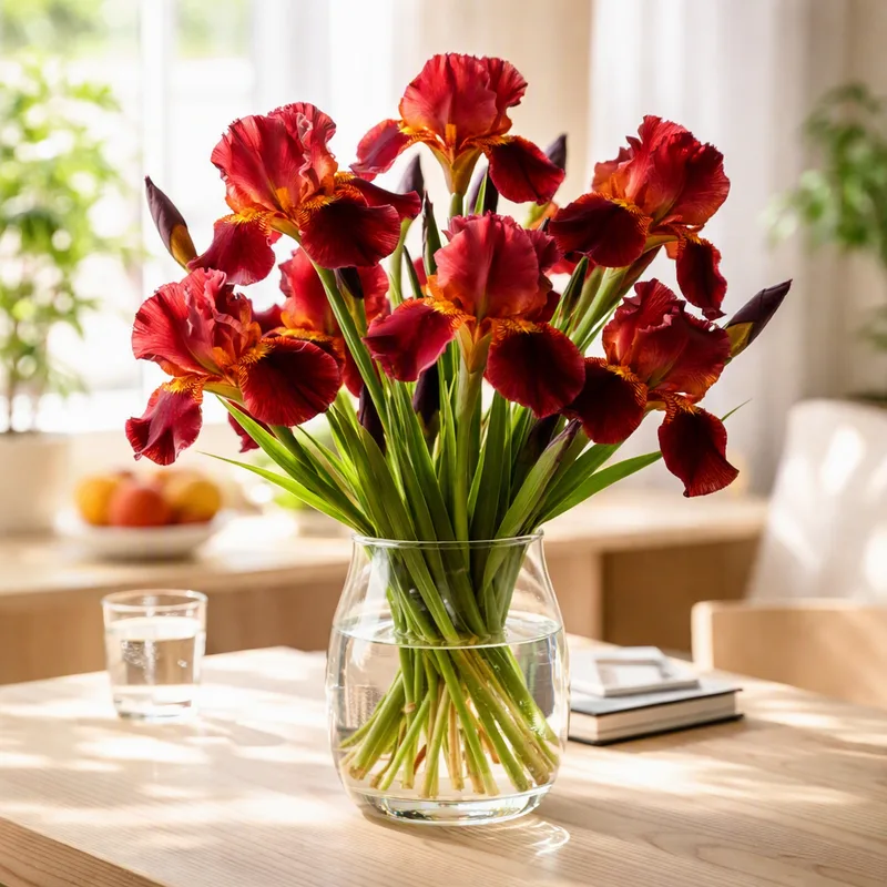 Iris - rouge - image 2