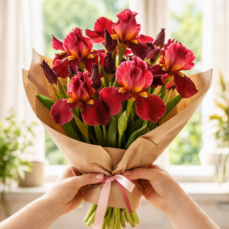 Iris - rouge - image 3