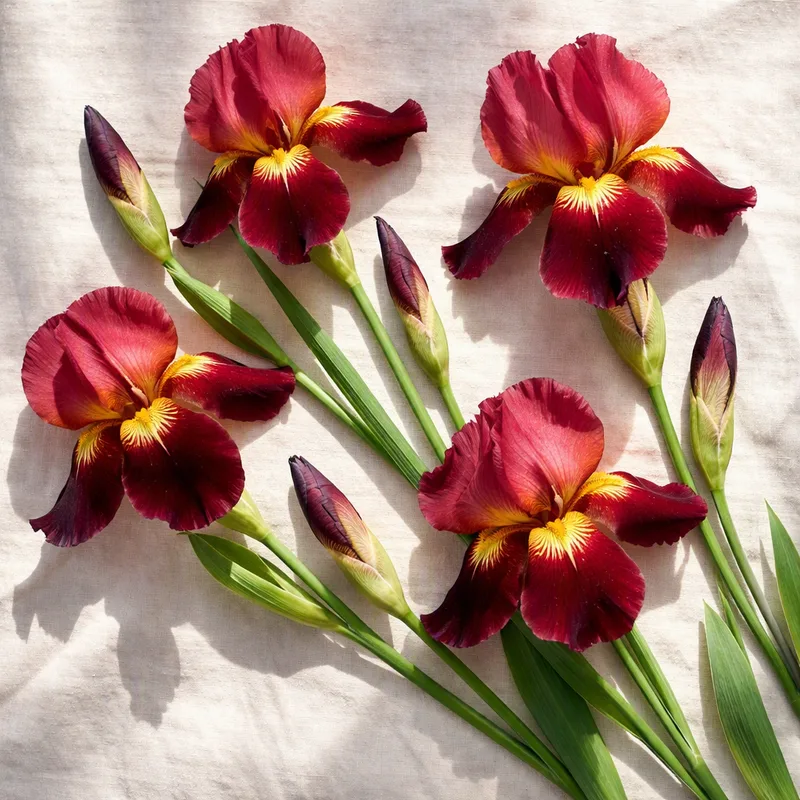 Iris - rouge - image 4