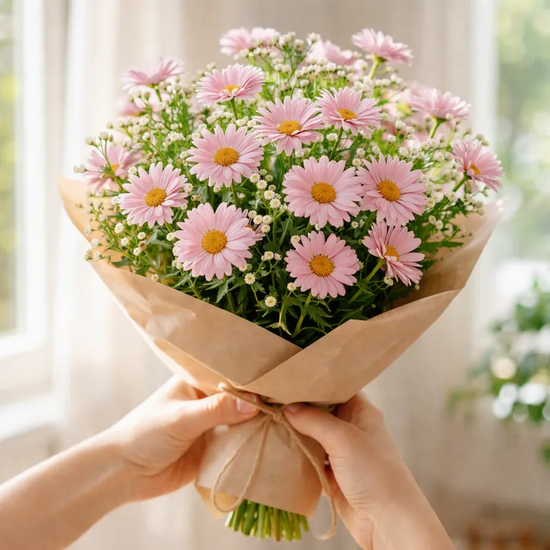 Marguerite arbustive - rose - image 3