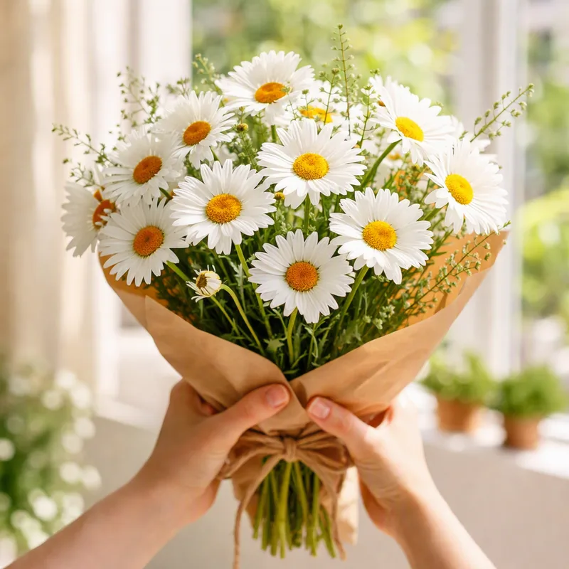 Marguerite des prés - blanc - image 3