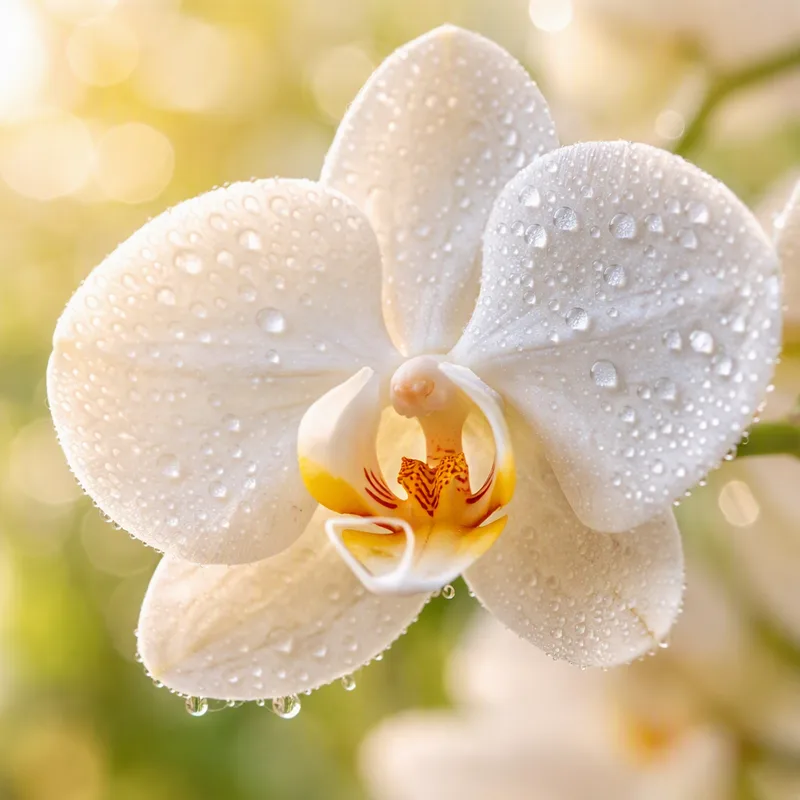 Orchidée papillon - blanc