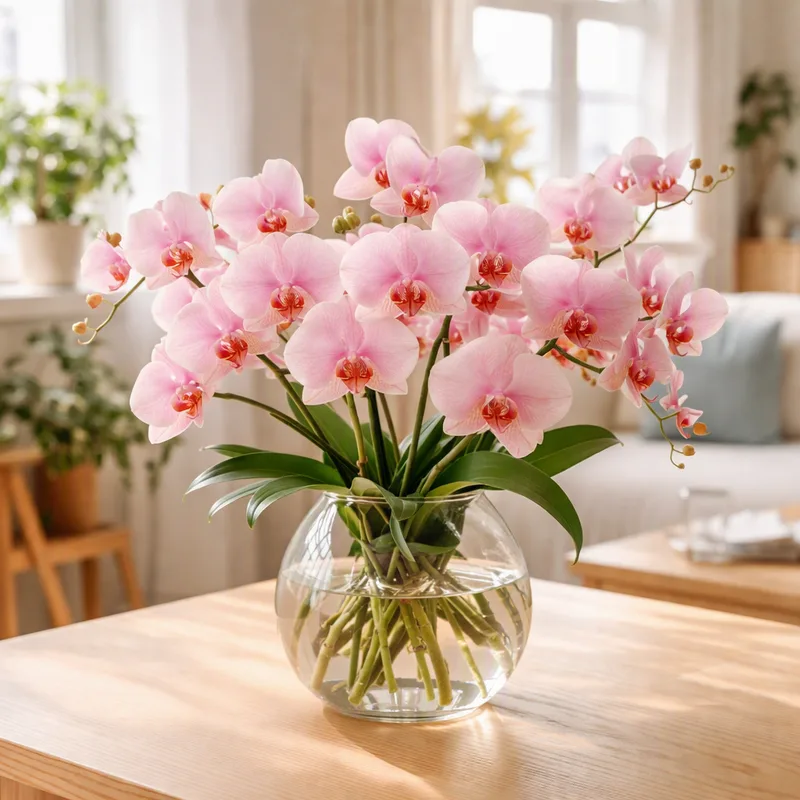 Orchidée papillon - rose - image 2