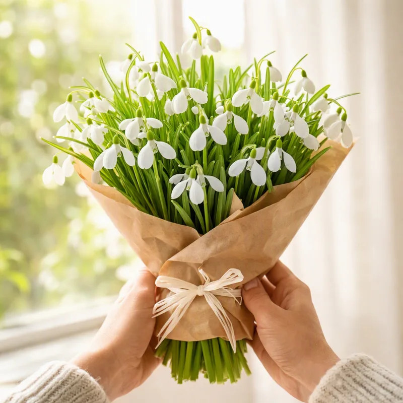 Perce-neige - blanc - image 3