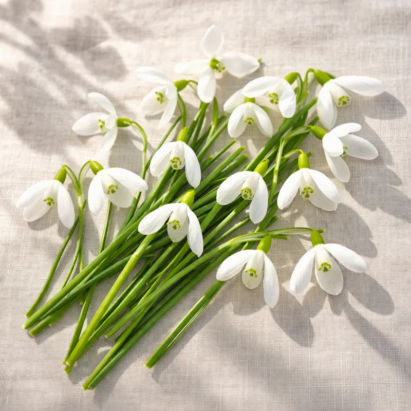 Perce-neige - blanc - image 4