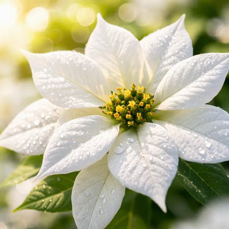 Poinsettia - blanc