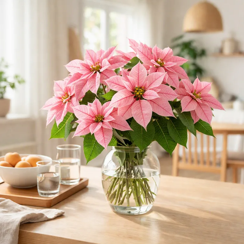 Poinsettia - rose - image 2