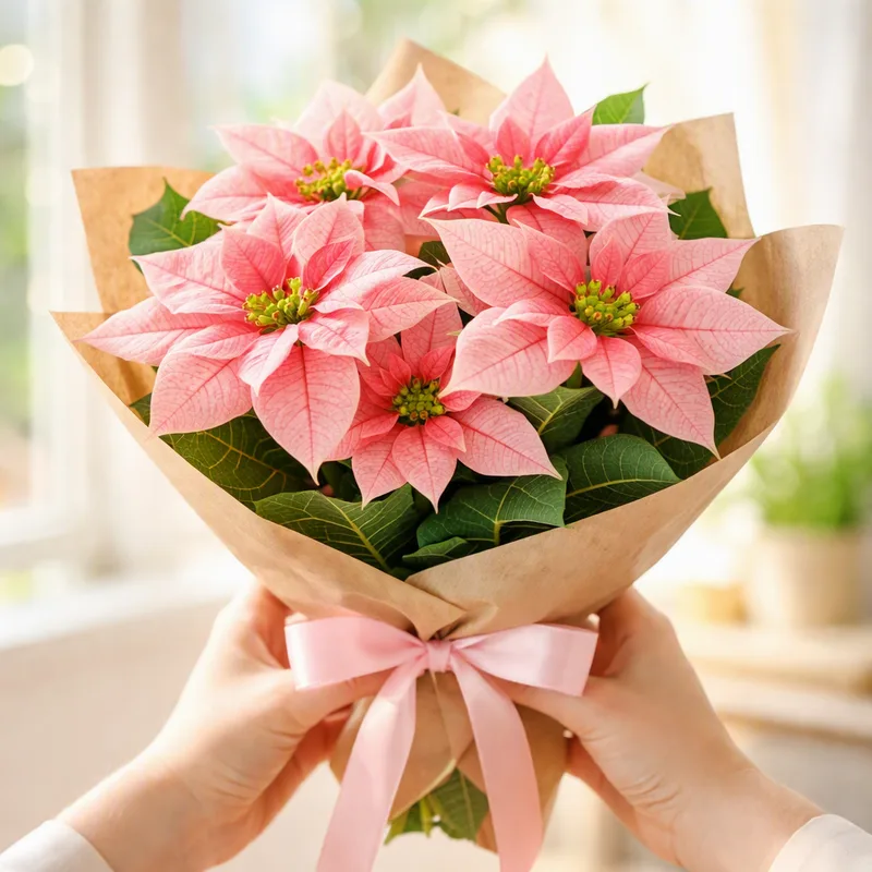 Poinsettia - rose - image 3