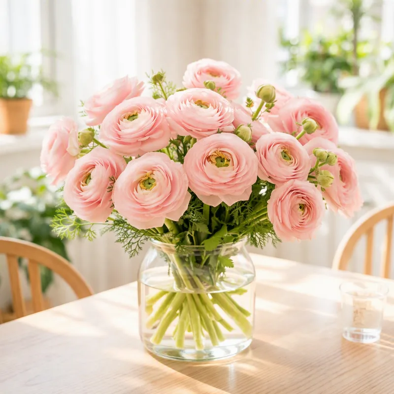 Renoncule - rose - image 2