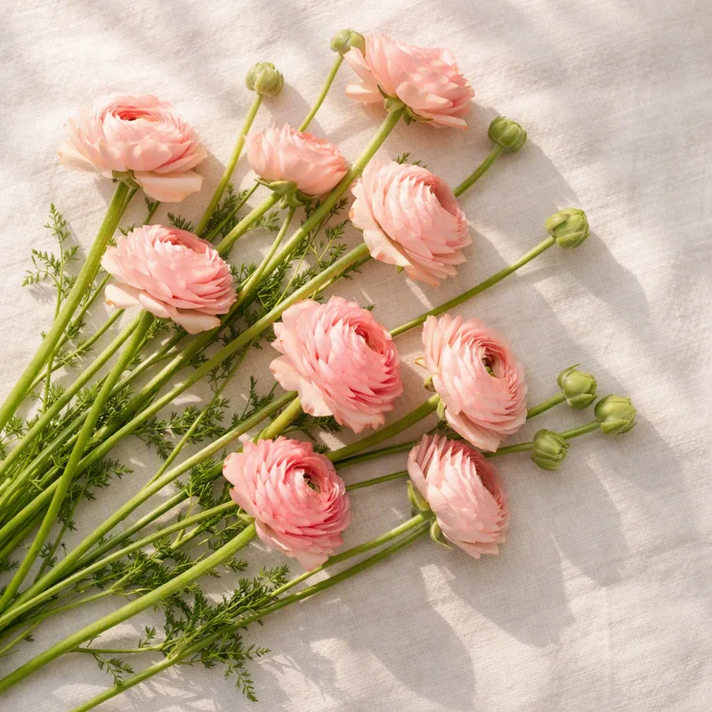 Renoncule - rose - image 4
