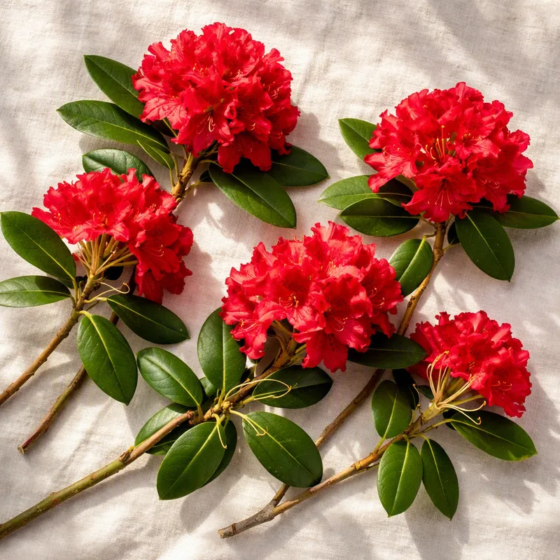 Rhododendron - rouge - image 4