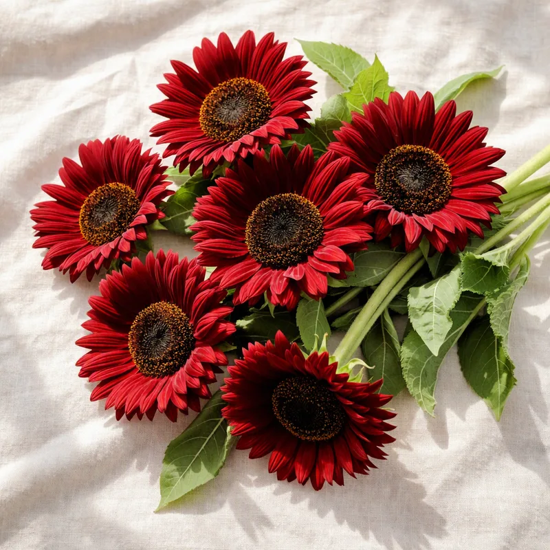 Tournesol - rouge - image 4