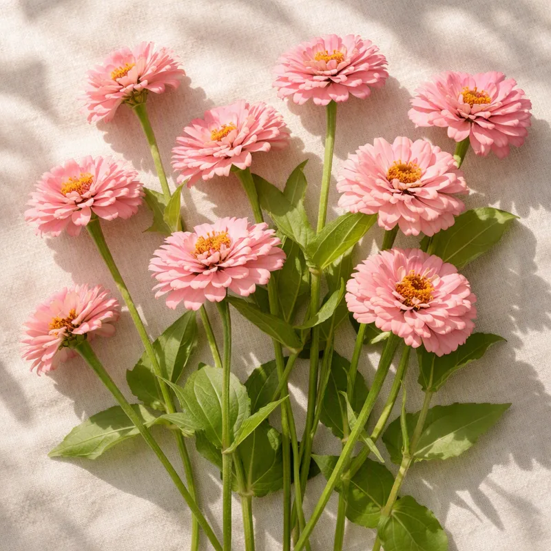 Zinnia - rose - image 4